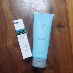 Dr. Brandt No More Baggage and Tula Face Cleanser